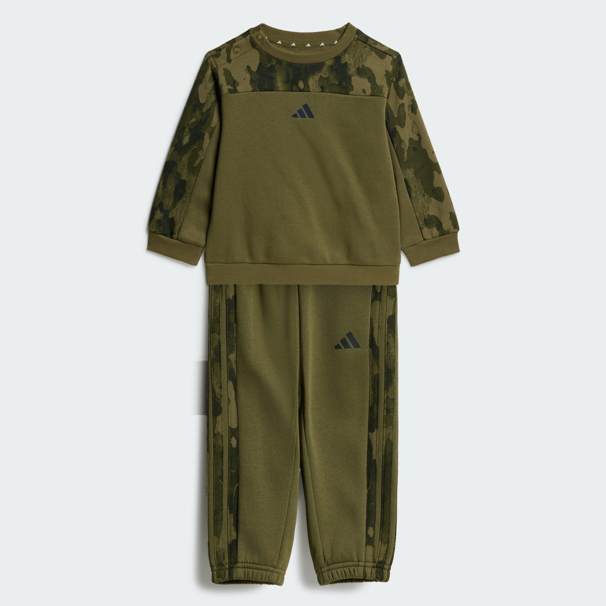 adidas Sportswear Trainingsanzug SEASONAL ESSENTIALS CAMO KIDS JOGGINGANZUG, FLEECE (1-tlg)