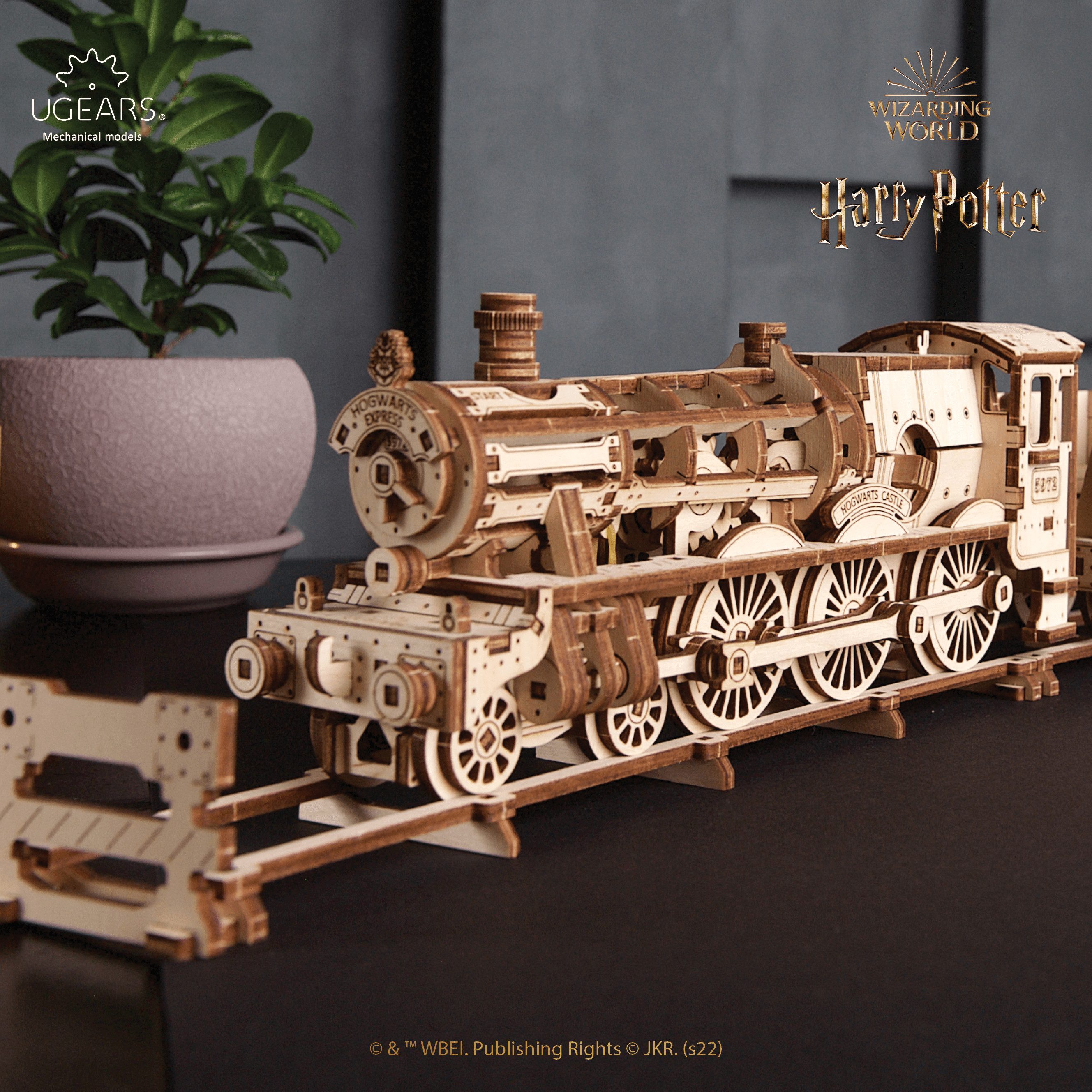 UGEARS Modellbausatz Ugears Hogwarts Express? Harry Potter Mechanisches Holzpuzzle, (504-tlg)