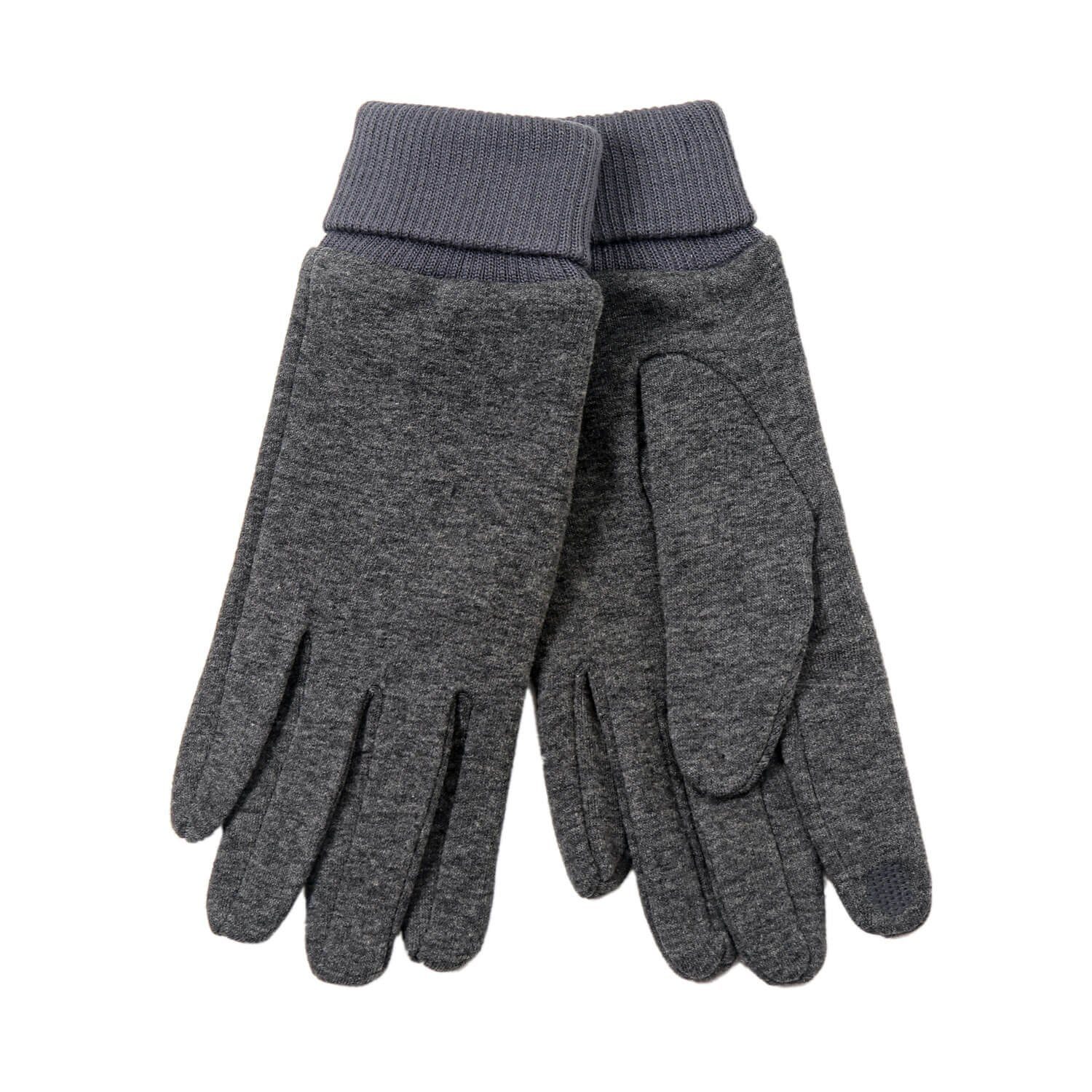 Leoberg Strickmütze Herren Handschuhe Winterhandschuhe in verschiedenen Farben und Designs Grau-252010
