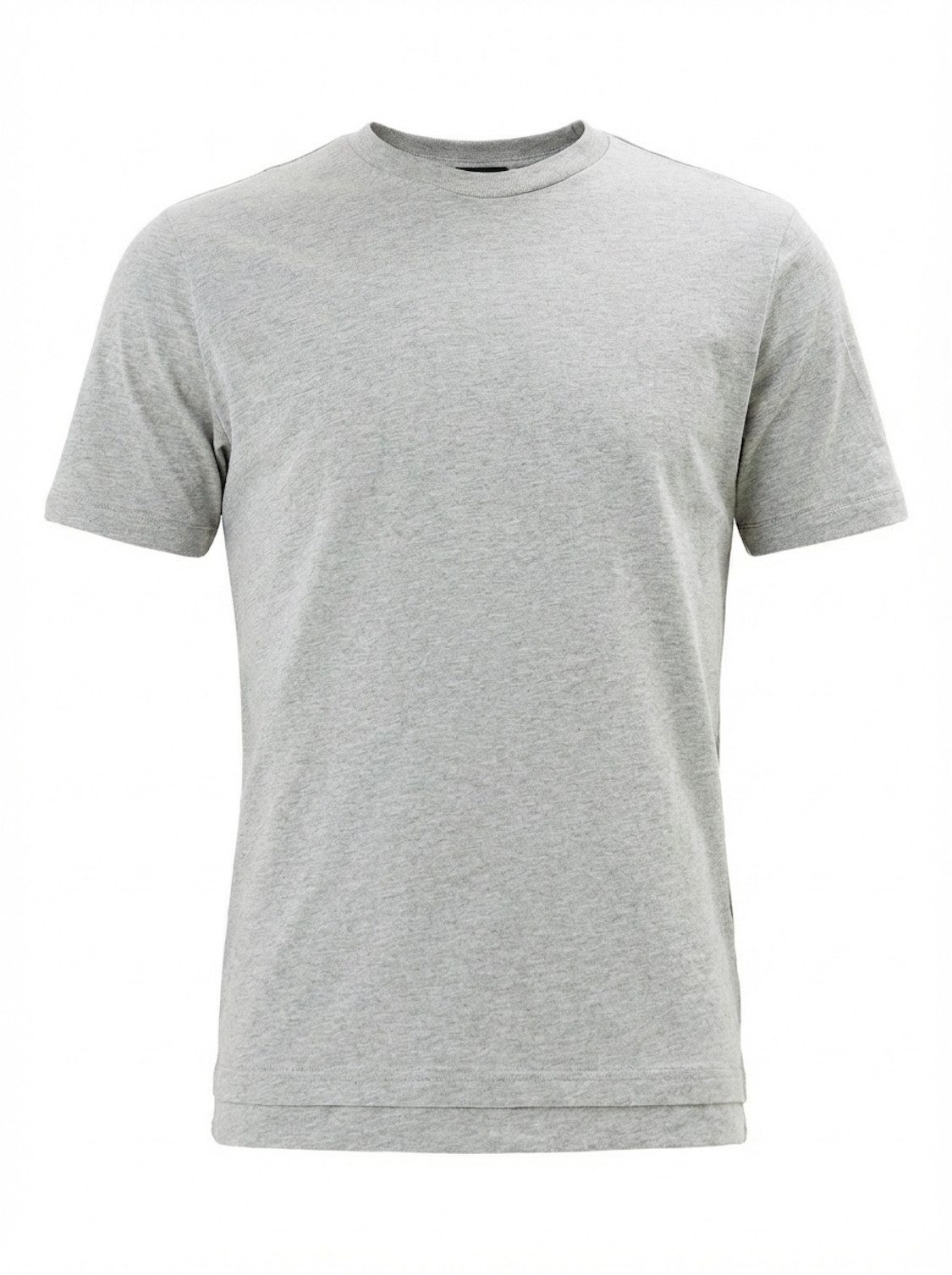 Diesel Rundhalsshirt Double Layer Shirt Grau - T-Diamantik-New 912
