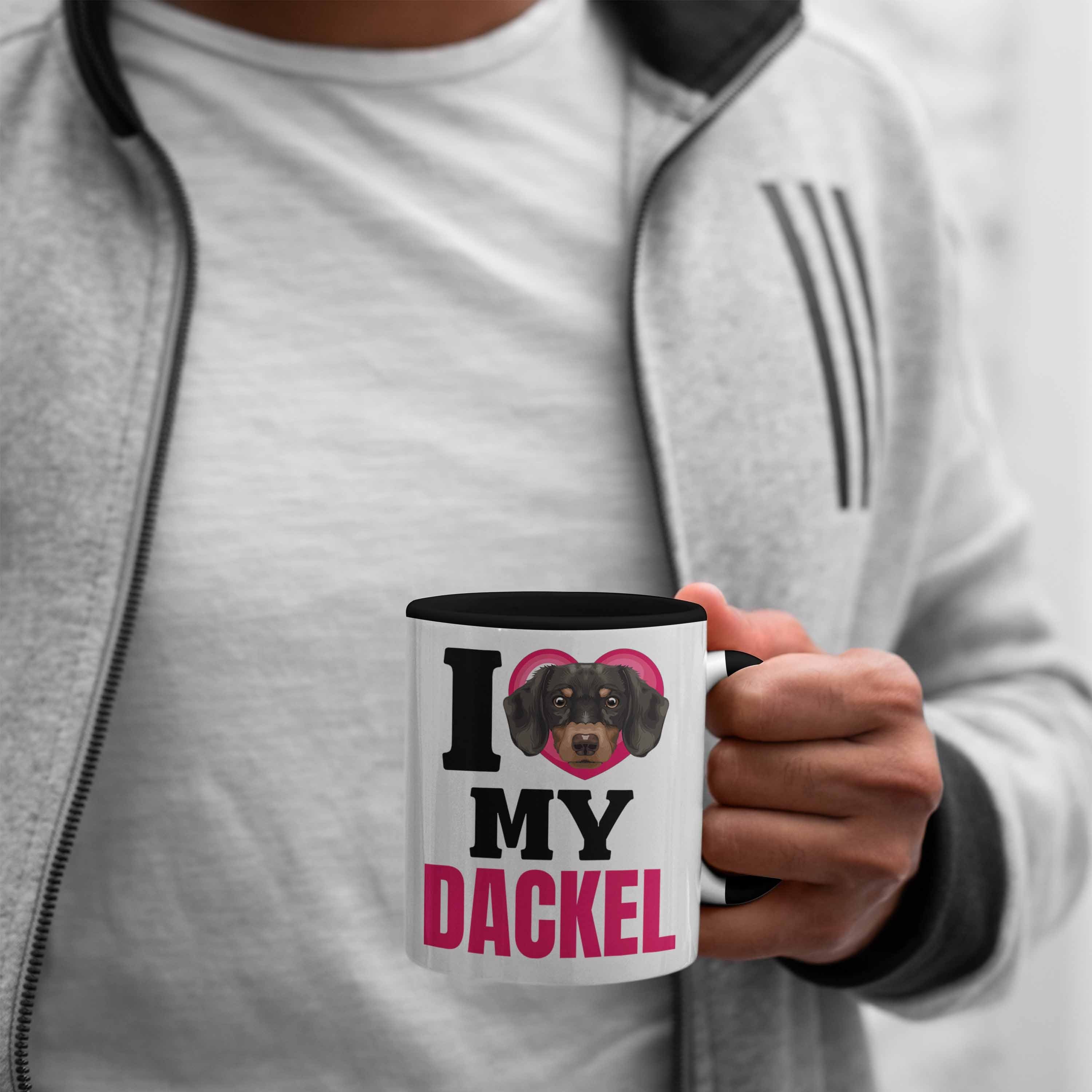 Tasse Geschenkidee Spruch I Geschenk Dackel Tasse Trendation Lustiger M Love Besitzerin Schwarz