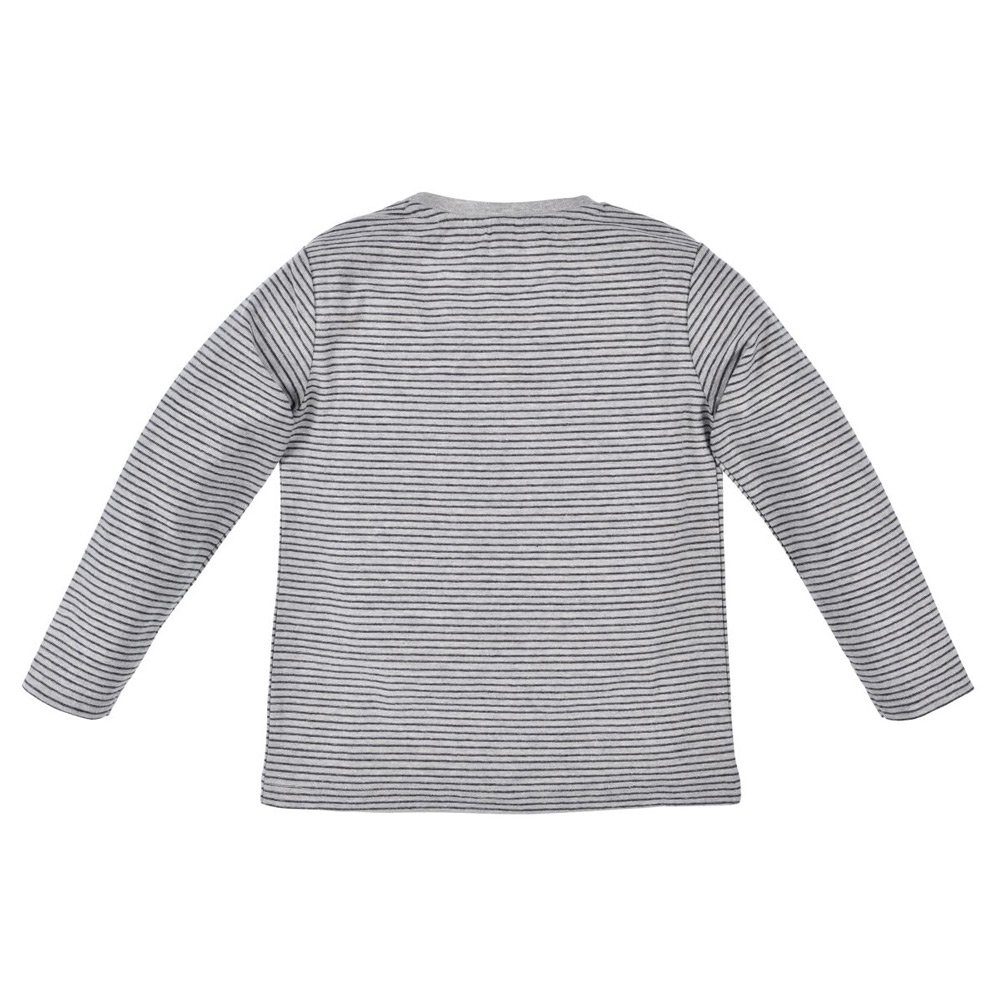 BONDI T-Shirt Jungen Langarmshirt 'Feuerwehr' 33161, Grau Blau