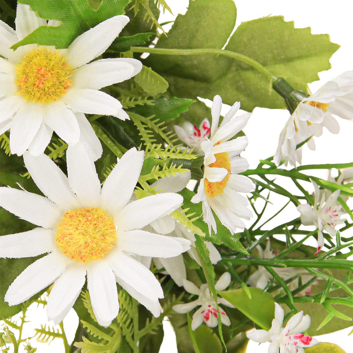 Viana Dekokranz Gänseblümchen Kranz Weiß Grün Ø28cm Dekoration künstlich günstig online kaufen