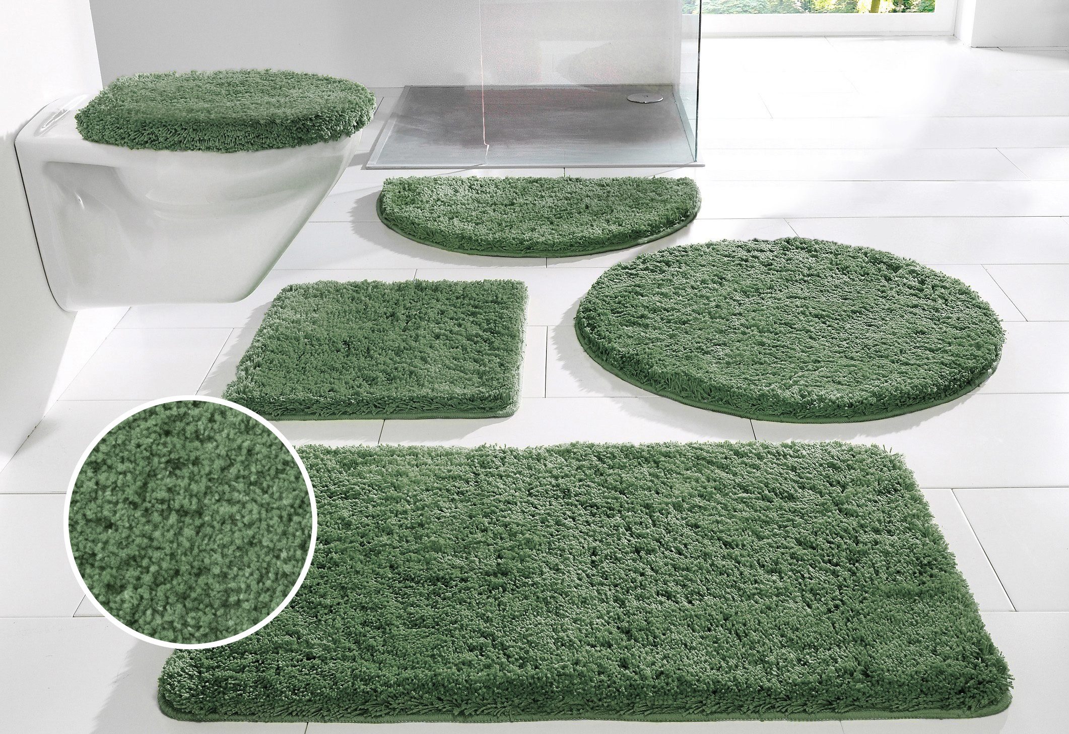 my home Badematte Sanremo, Badvorleger, Badezimmer günstig online kaufen