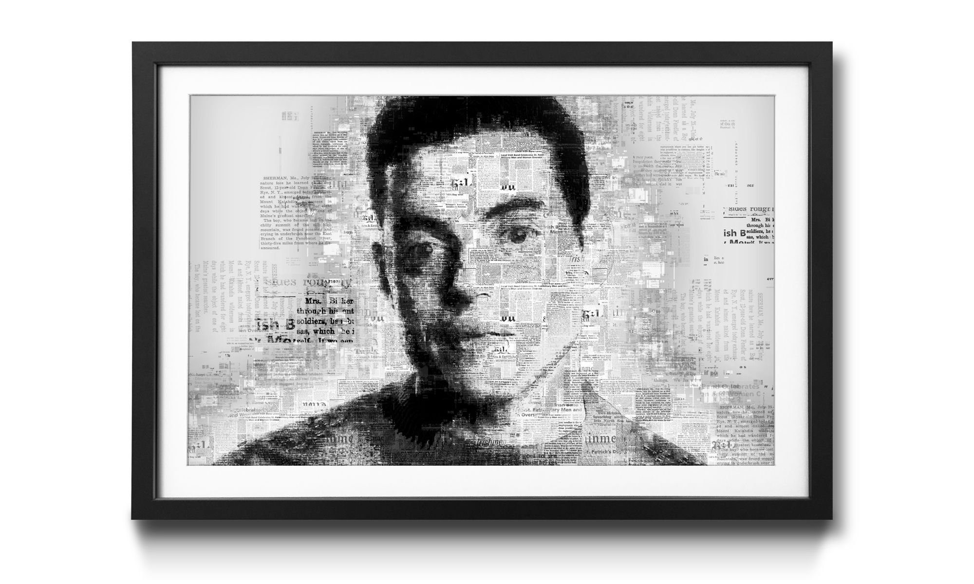 WandbilderXXL Bild mit Rahmen Rami M., Schauspieler, Wandbild, in 4 Größen erhältlich