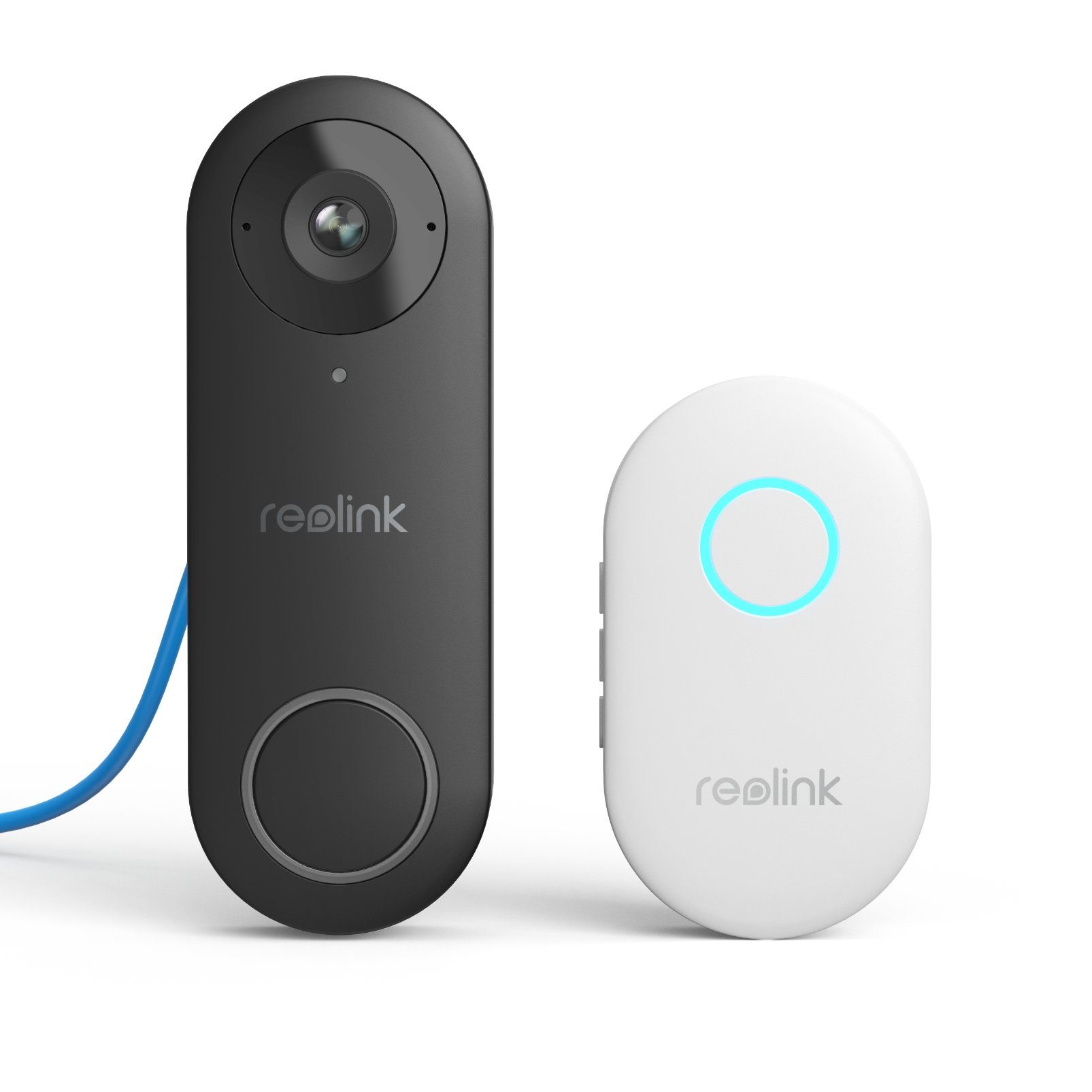 Reolink Smart Home Türklingel Video Doorbell PoE 5MP (Außenbereich, Gegensprechfunktion,180° Ultraweitwinkel,Personenerkennung,IP65)