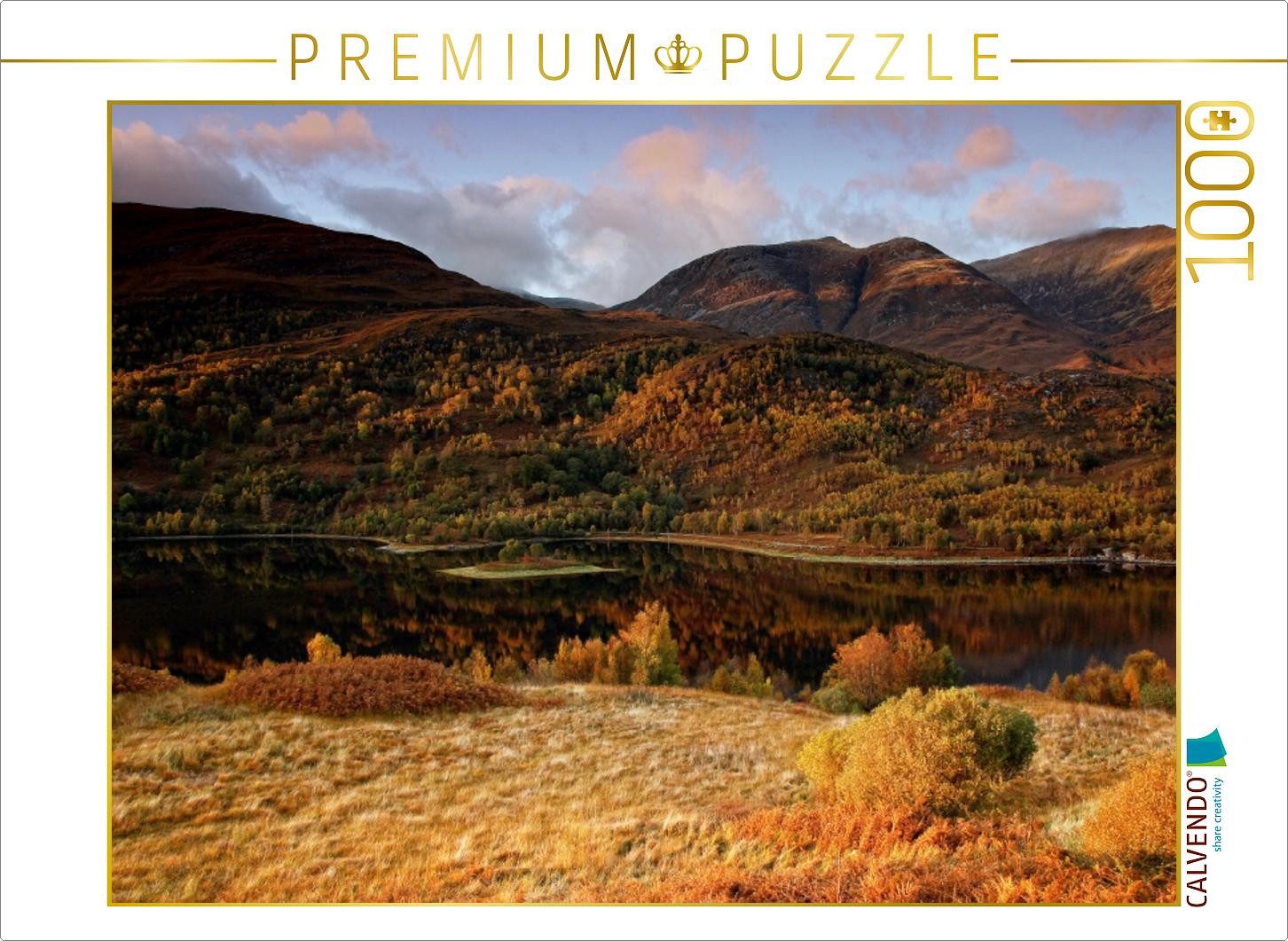 CALVENDO Puzzle CALVENDO Puzzle Loch Leven, Schottland, 1000 Teile Lege-Größe 64x48cm, 1000 Puzzleteile