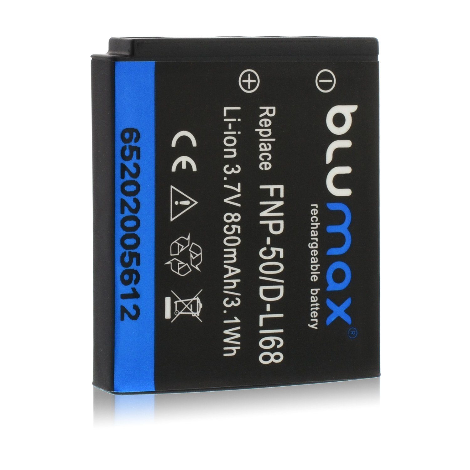 Blumax Kamera-Akku Akku mAh für passend Fuji (3,6V) NP-50 850