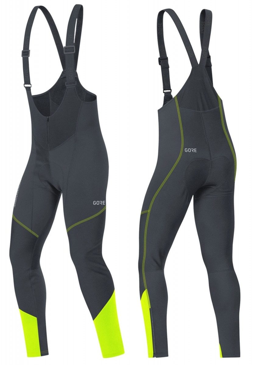 GORE® Wear Fahrradhose Gorewear C3 WINDSTOPPER® Trägerhose Herren Radhose 100337