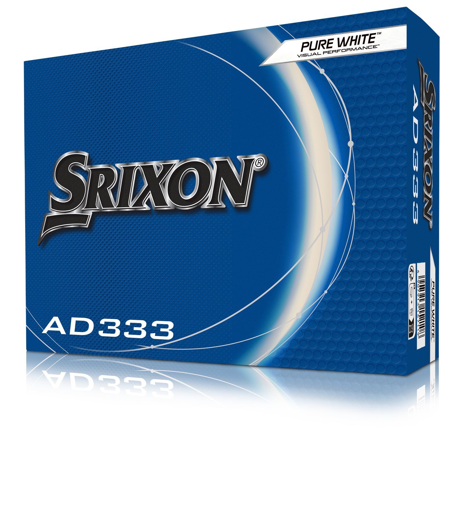 Srixon Golfball Srixon AD333 Golfball, Pure White I 12 Bälle/ 1 Dz., Premium-Golfball