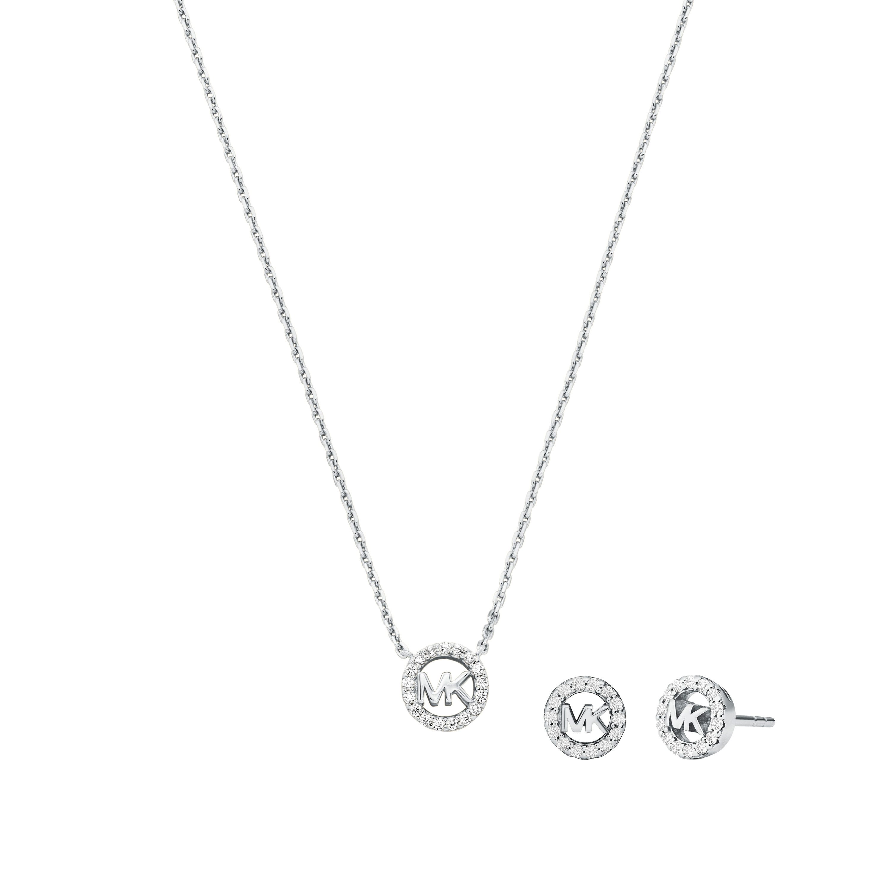 MICHAEL KORS Ohrring und Ketten Set Multipack Schmuck Geschenk Silber 925 P günstig online kaufen