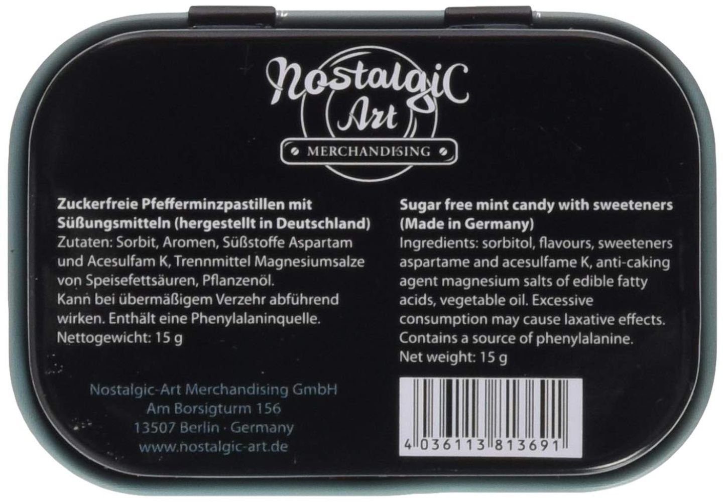 Nostalgic-Art Pillendose Pillendose - Mercedes-Benz - Mercedes-Benz Logo Black