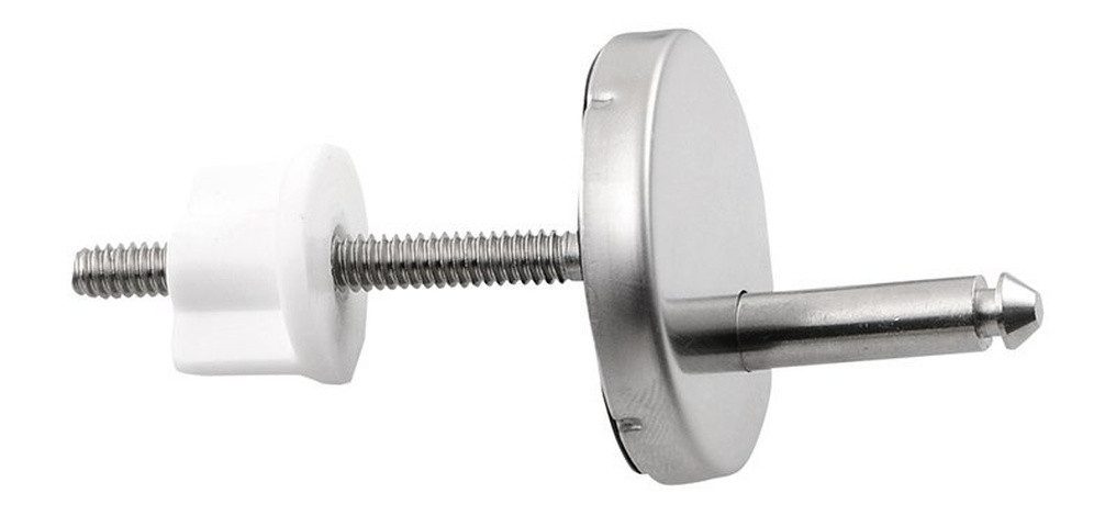Sapho Sanitär-Installationsset Befestigungsschraube mit Mutter, Edelstahlgriff, 2 Stk., Sapho-1703-HS05