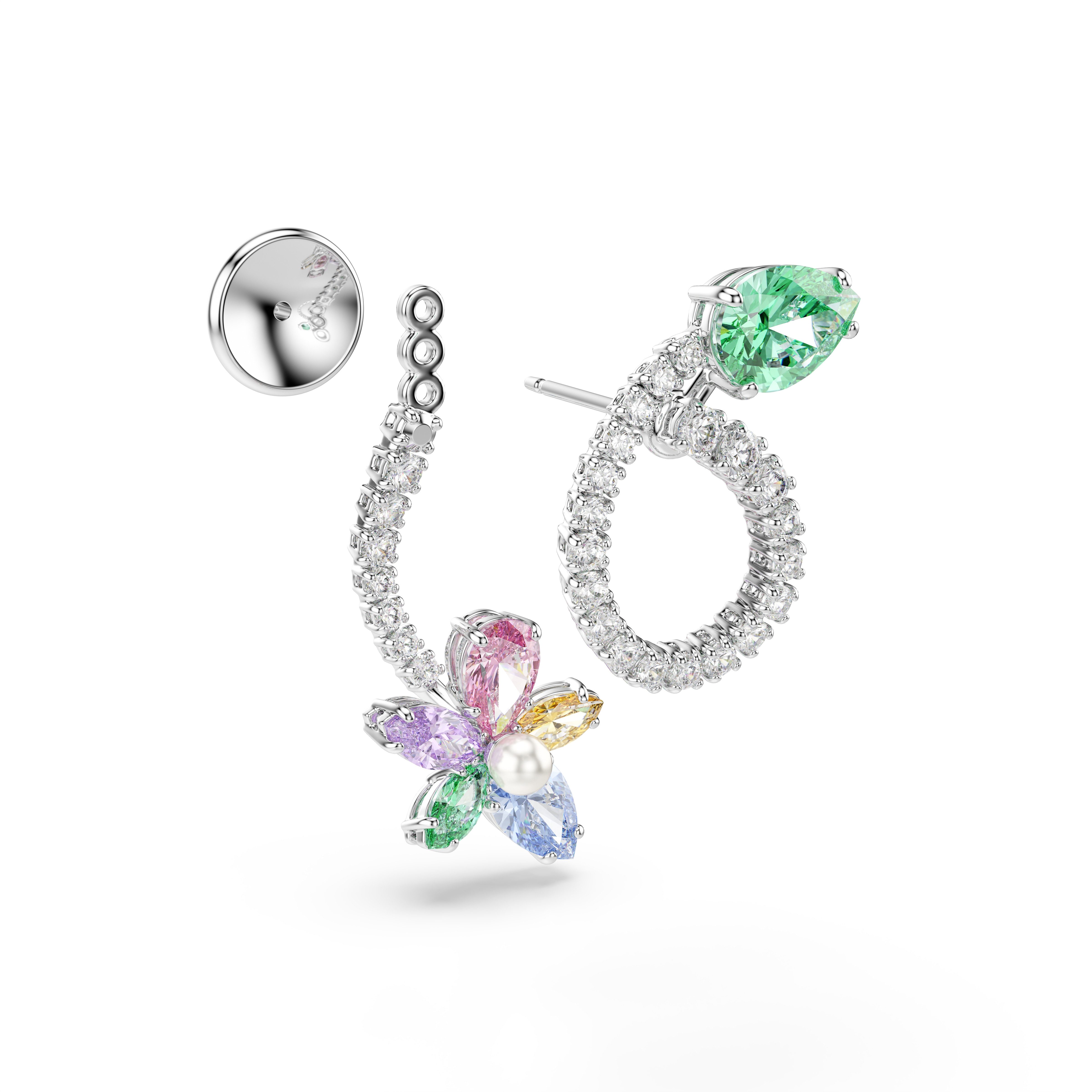Swarovski Paar Ohrstecker Schmuck Geschenk 2026 CAPSULE Ohrringe Libelle Blume, mit Swarovski® Kristall - mit Swarovski® Perle