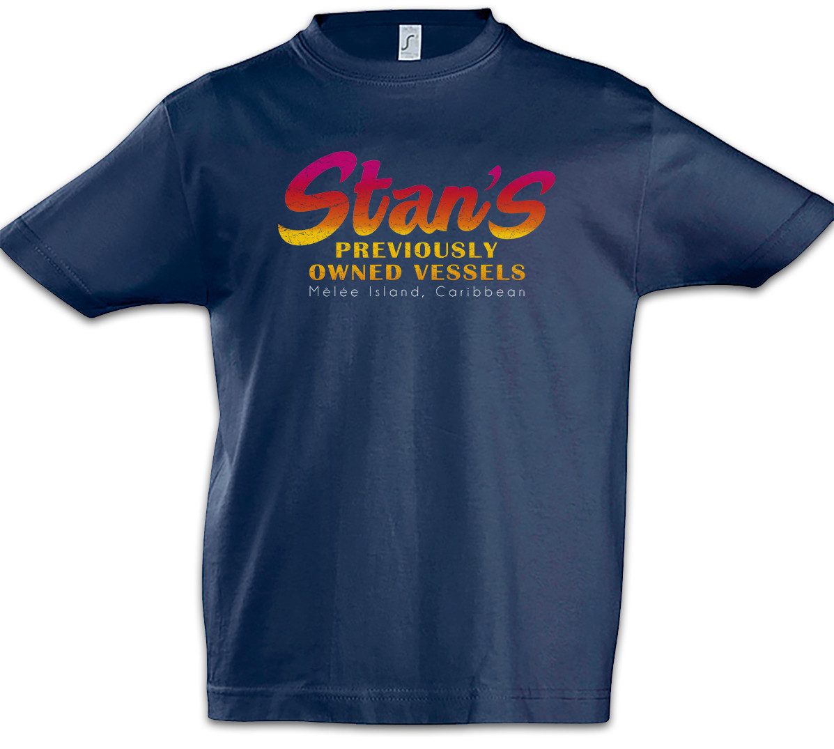 Print-Shirt Stan's Kinder T-Shirt The Game Secret Carribean Of Monkey Nerd Island