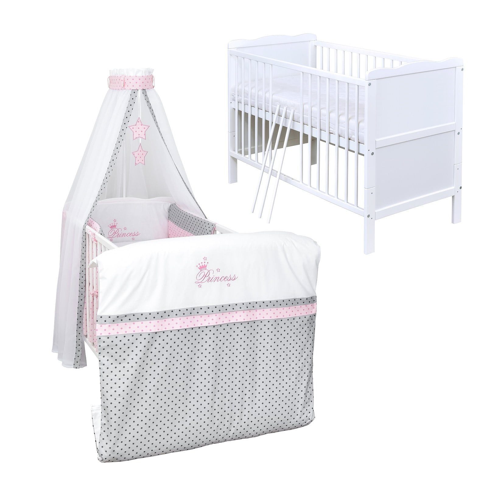 Baby-Delux Komplettbett Babybett Jack Komplettset, 10-tlg., günstig online kaufen