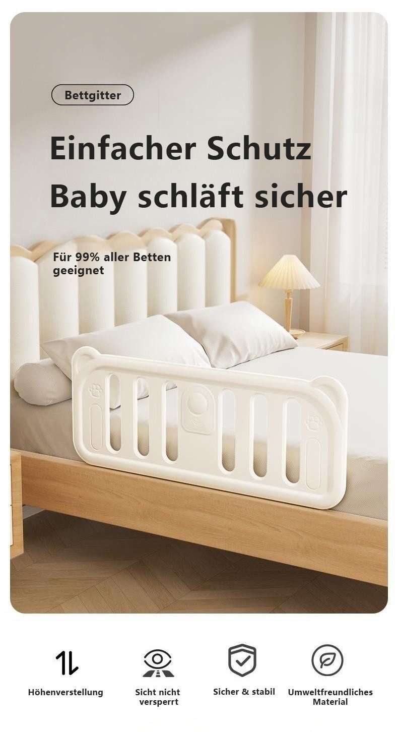 habeig Babybett Bettgitter Babygitter 120x47cm Rausfallschutz extrem stabil günstig online kaufen