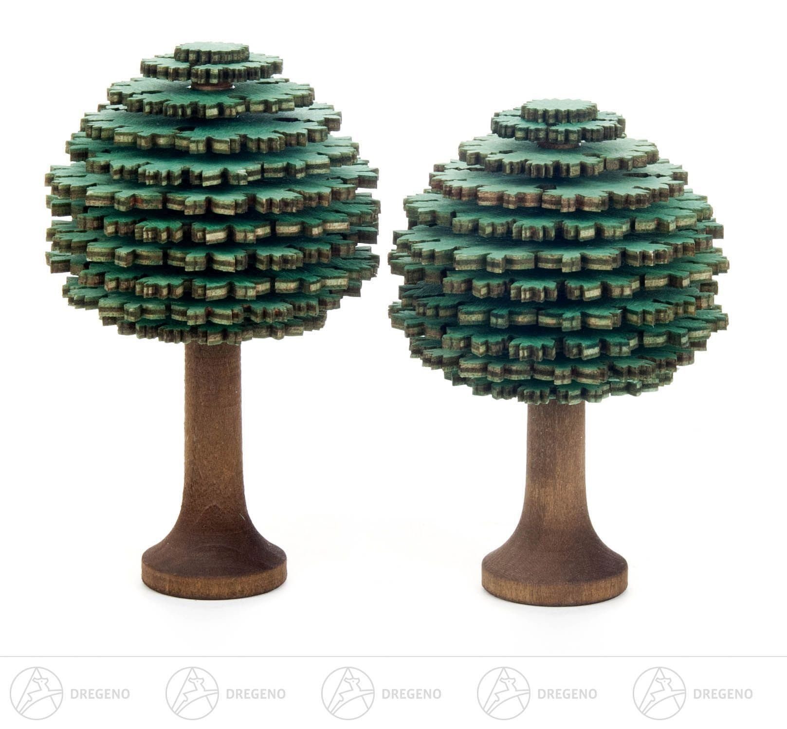 Kunstbaum Bäume Laubbäume grün Höhe ca 10 cm NEU