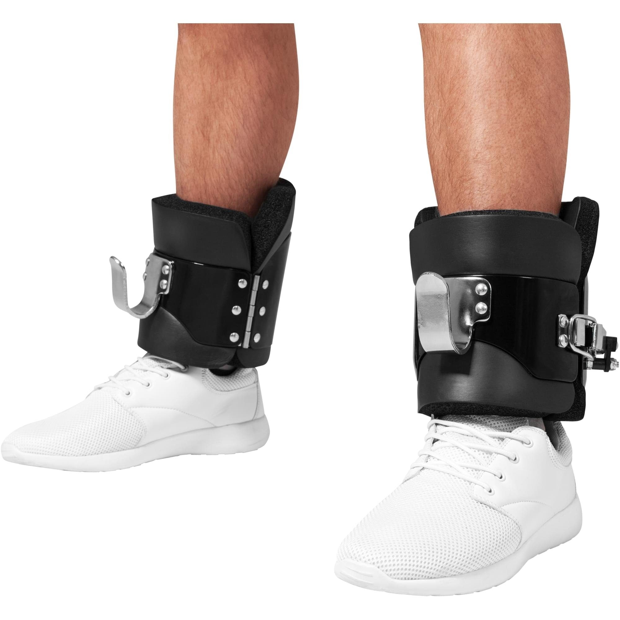 GORILLA SPORTS Bauchmuskelmaschine Gravity Boots Schwarz – Bild 4 von 5
