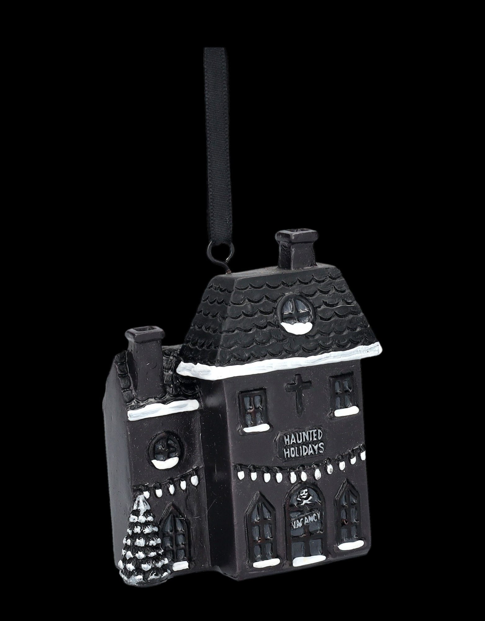 Figuren Shop GmbH Christbaumschmuck Christbaumschmuck - Haunted House - Fantasy Weihnachten Dekoration (1-tlg)