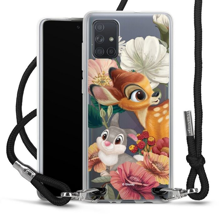 DeinDesign Handyhülle Bambi Klopfer Disney Bambi Klopfer transparent Samsung Galaxy A71 Handykette Hülle mit Band Case zum Umhängen