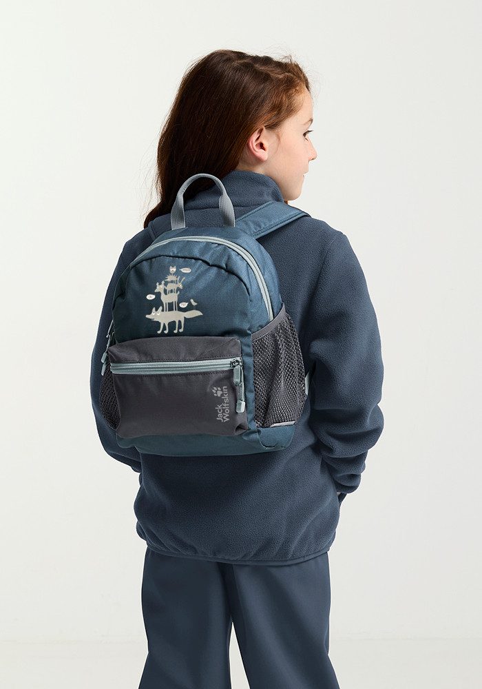 Jack Wolfskin Kinderrucksack LITTLE SCOUT 10, 10L Kinderrucksack, komfortabel, ideal für erste Abenteuer