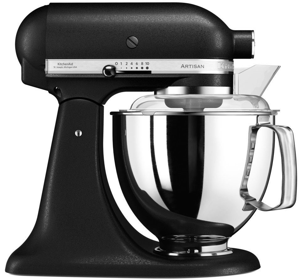 KitchenAid Küchenmaschine Küchenmaschine 5KSM175PSEBK GUSSEISEN SCHWARZ, 400 W, 4,8 l Schüssel – Bild 4 von 5