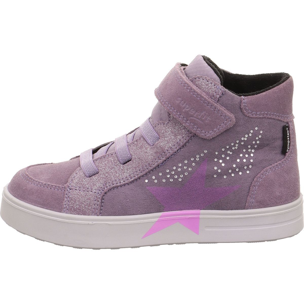Superfit Stella Outdoorschuh Modischer Sneaker mit Sternenmuster, warmem Fleecefutter und