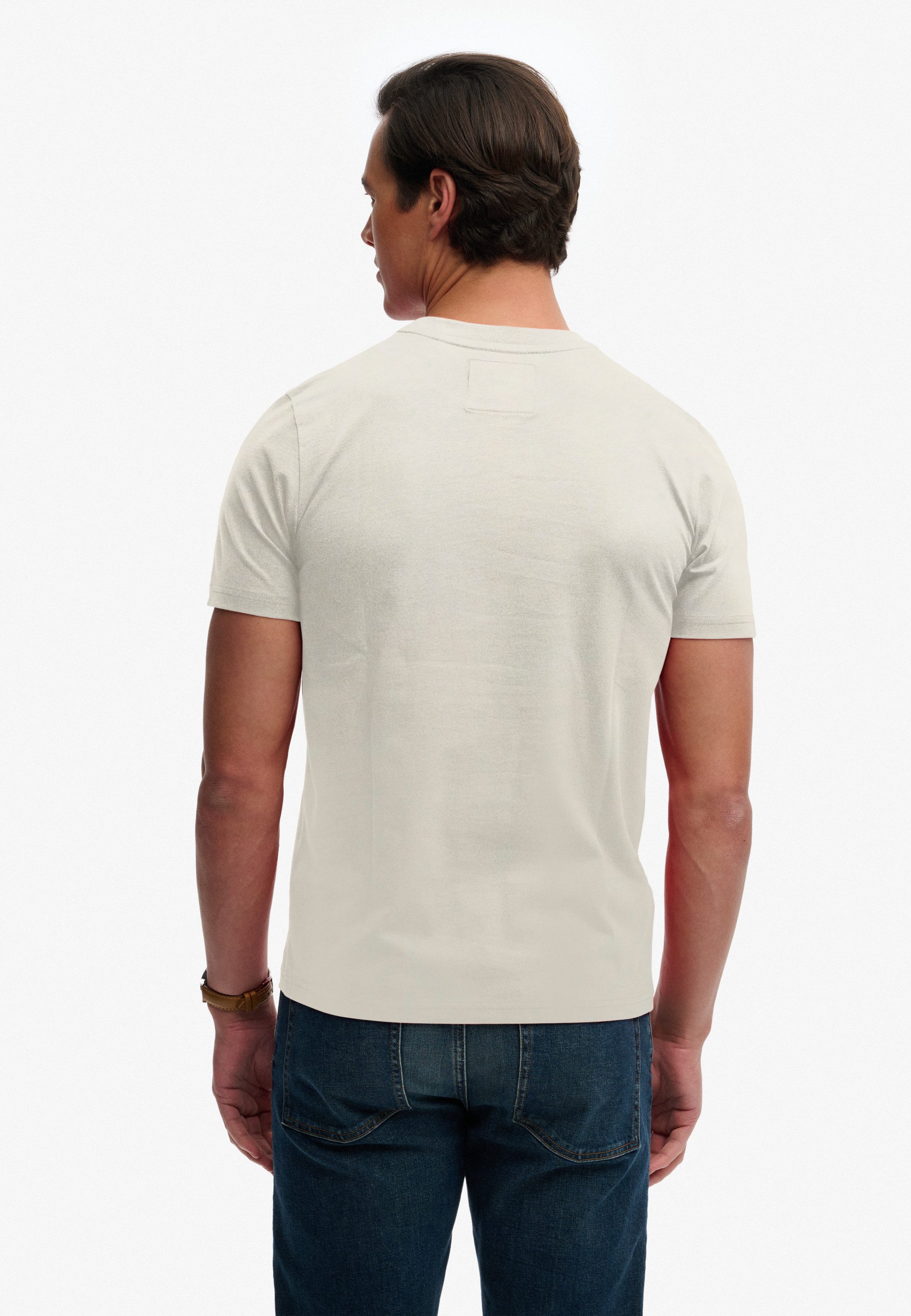 Superdry Rundhalsshirt VL CLASSIC TEE mit klassischem Vintage-Logo Print