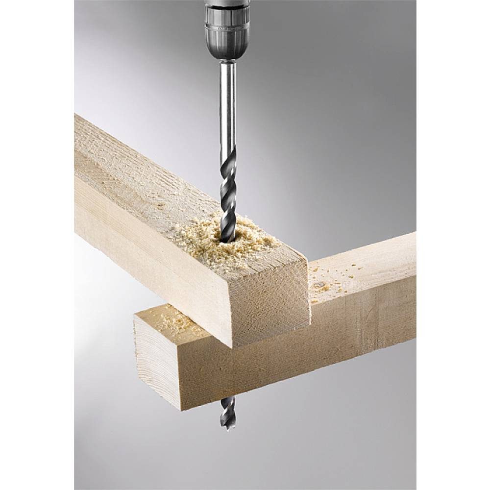kwb Holzbohrer Holzspiralbohrer extra lang Ø 14.0 mm (CV-Stahl, Länge 400 512814