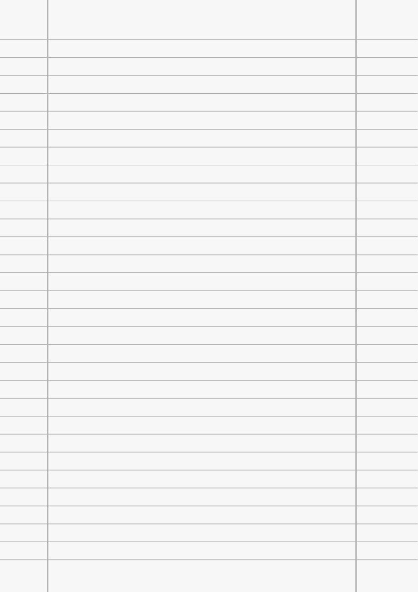 BRUNNEN Notizblock Kanzleibogen A3 gefalzt auf A4 Lineatur 27 VE=50 Bogen