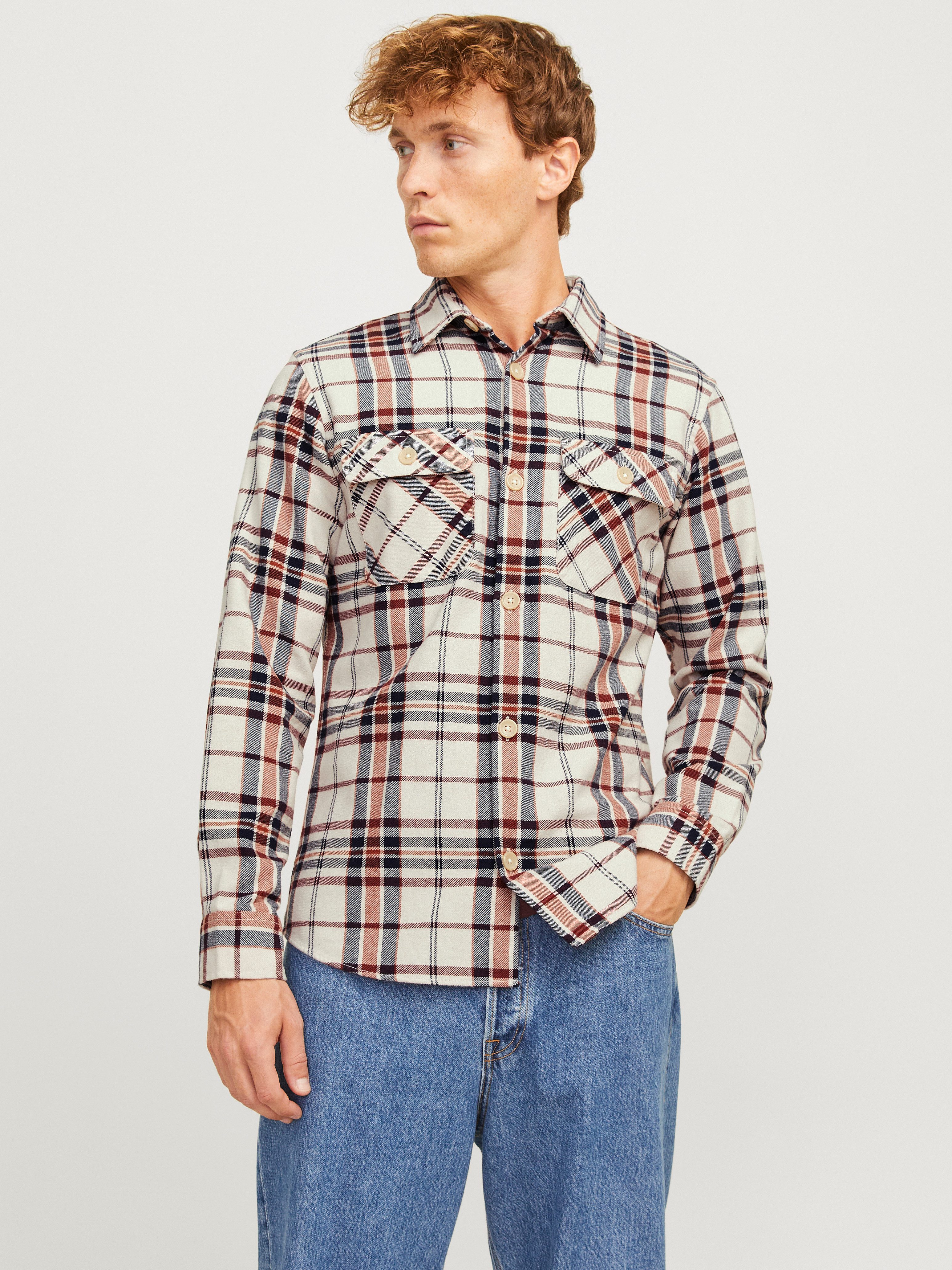 Jack & Jones Langarmhemd JJEDARREN OVERSHIRT günstig online kaufen