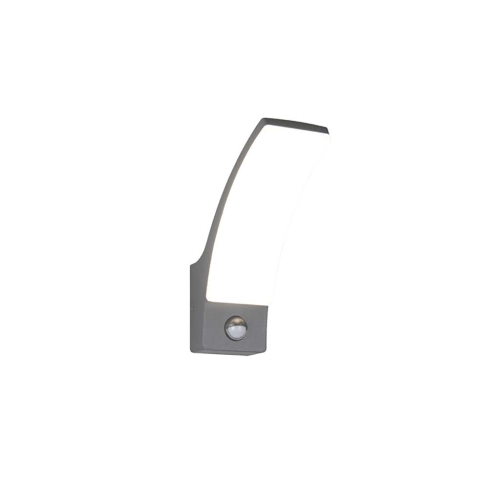 Reality Leuchten LED Außen-Wandleuchte, LED-Leuchtmittel fest verbaut, Neutralweiß, Außenwandleuchte Außen Wandlampe Fassadenleuchte Aluminium