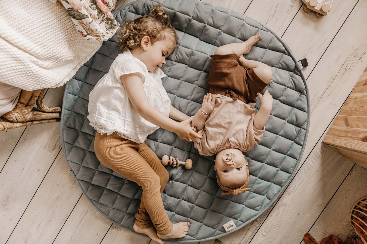 Play&Go Aufbewahrungstasche 3-in-1 Spieldecke SOFT ORGANIC Play&Go - Dusty Blue