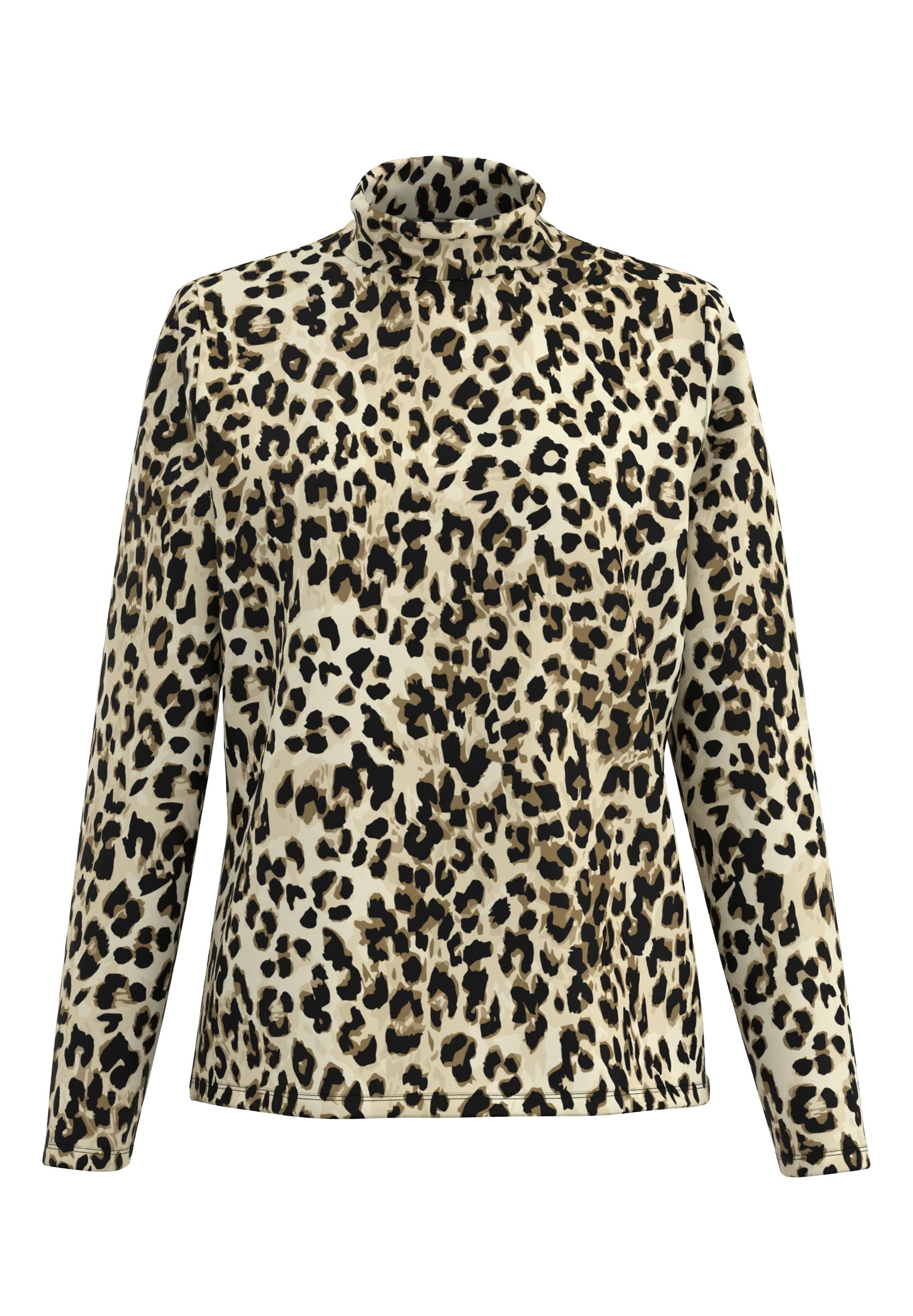 FRANK WALDER Langarmshirt mit femininen Rollkragen günstig online kaufen