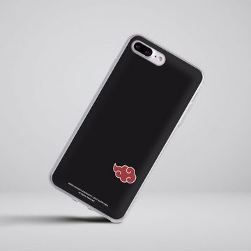 DeinDesign Handyhülle Akatsuki Naruto Shippuden Offizielles Lizenzprodukt Akatsuki Black, Apple iPhone 7 Plus Silikon Hülle Bumper Case Handy Schutzhülle
