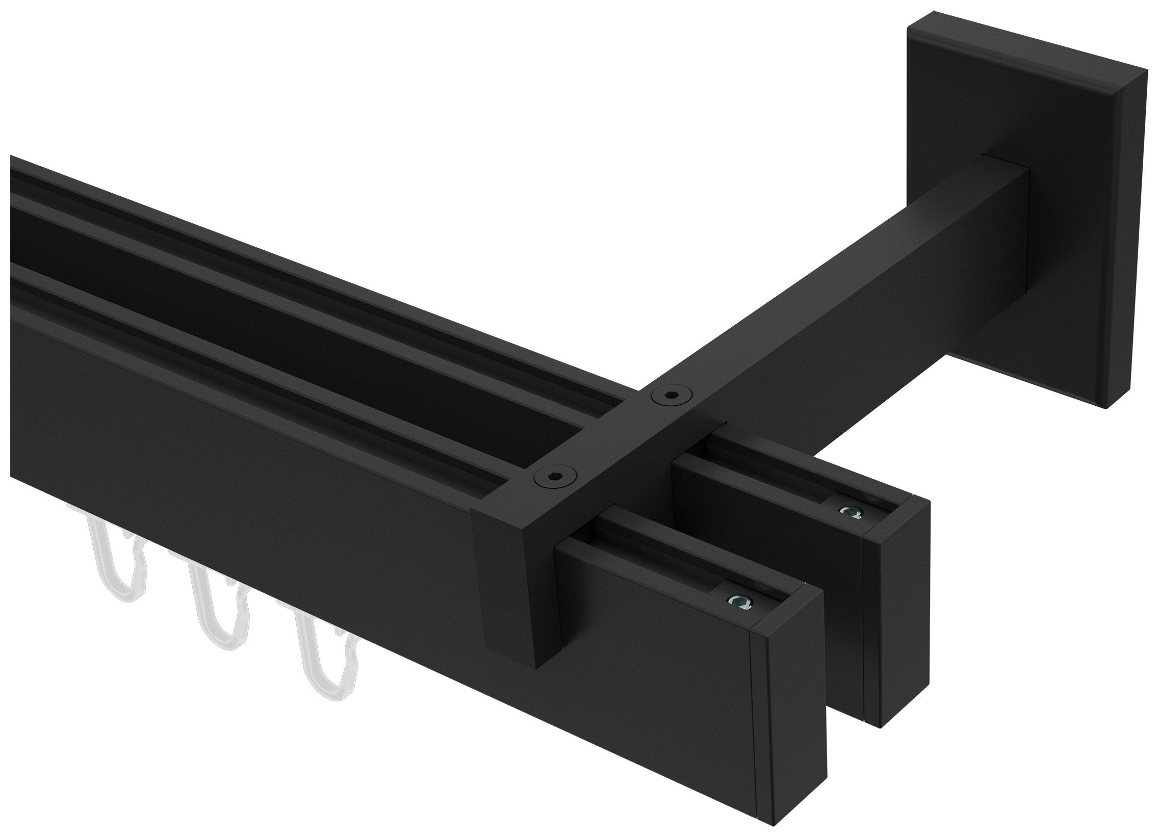 INTERDECO Innenlaufschiene Smartline Paxo, 2-läufig, Fixmaß, günstig online kaufen