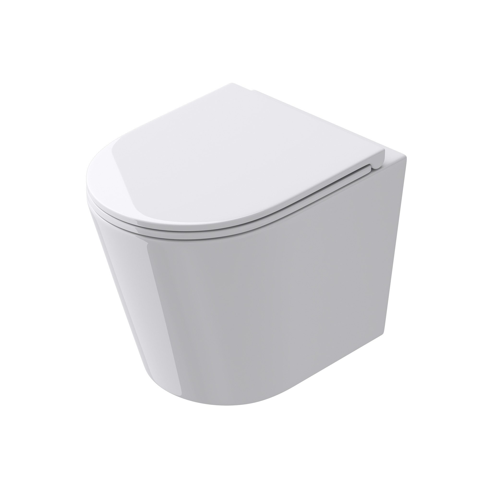 doporro Tiefspül-WC Hänge WC Spülrandlos Wand-WC günstig online kaufen