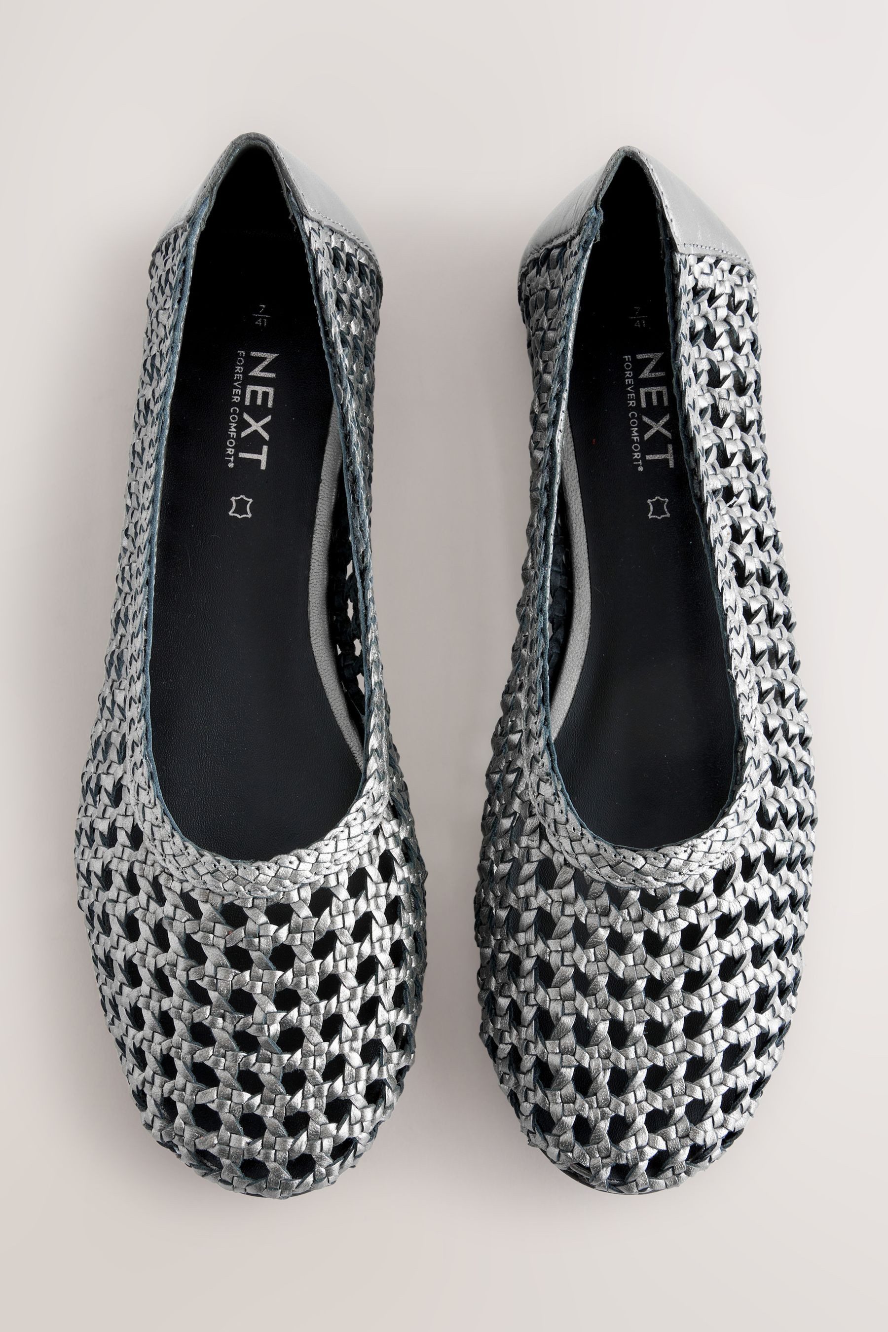 Next Forever Comfort® Ballerinas aus geflochtenem Leder Ballerina (1-tlg) günstig online kaufen