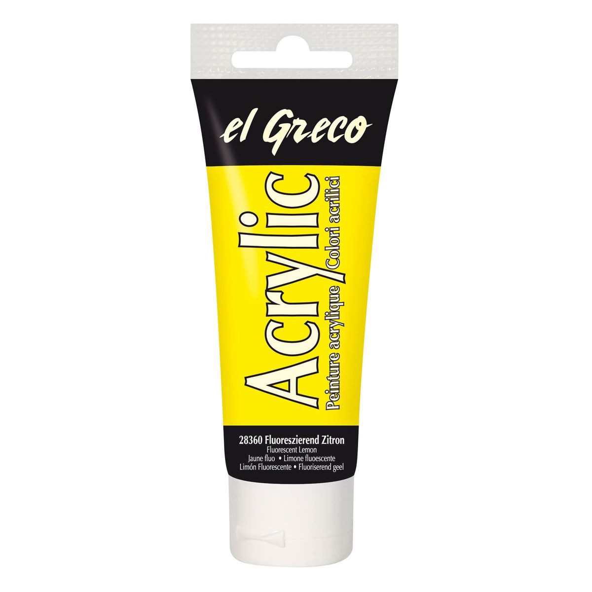 C. KREUL Acrylfarbe KREUL Acrylfarbe eL Greco zitronengelb fluorizierend 75ml Tube