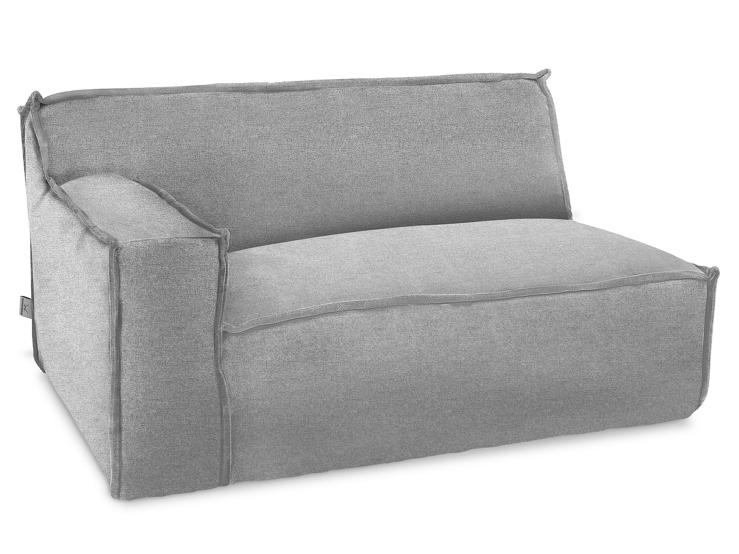 145x79x110 cm SANSIBAR RANTUM Sitzelement, BHT Living 19 hellgrau cm) Sitzelement SANSIBAR Sofa (BHT 145x79x110