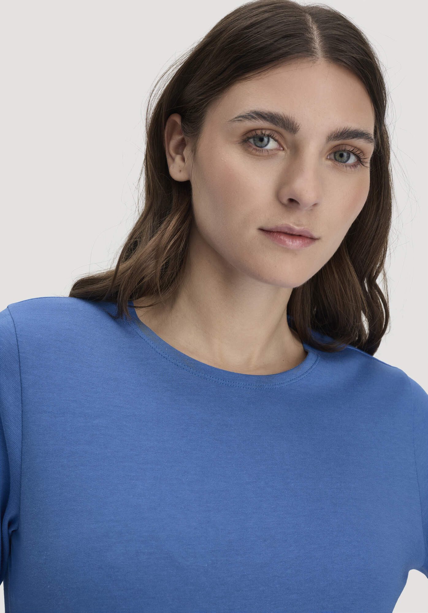 Hessnatur T-Shirt Langarm Regular aus reiner Bio-Baumwolle (1-tlg)
