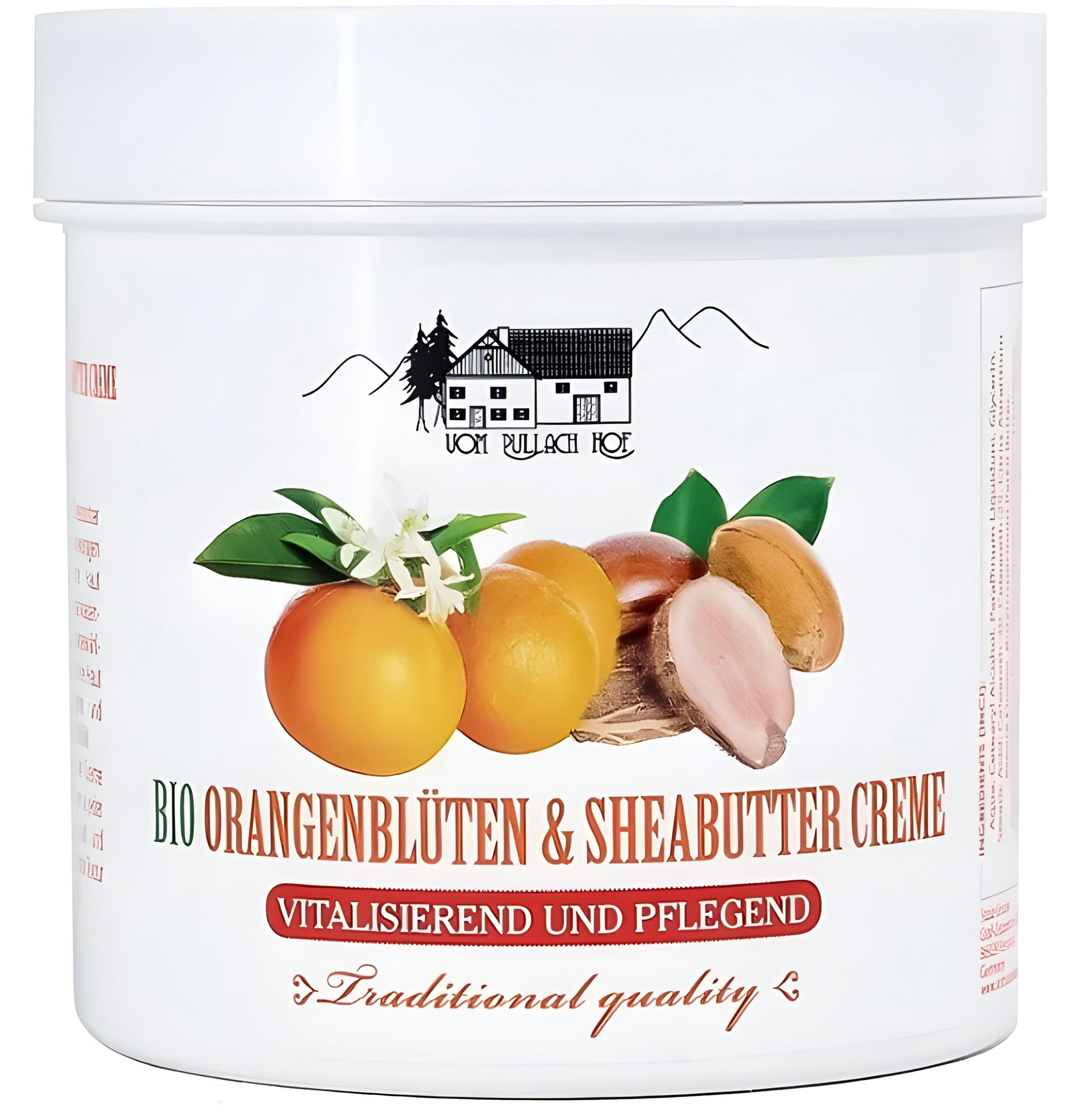 Feuchtigkeitscreme BIO ORANGENBLÜTEN UND SHEABUTTER CREME 250ml Vitalisierend 51