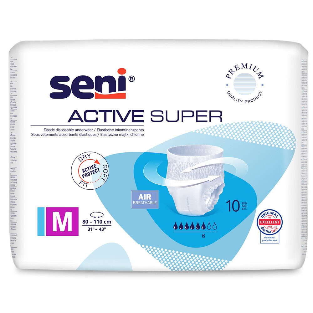 Inkontinenz-Pants Seni Active Super Medium Inkontinenzslip (1x10 Stk