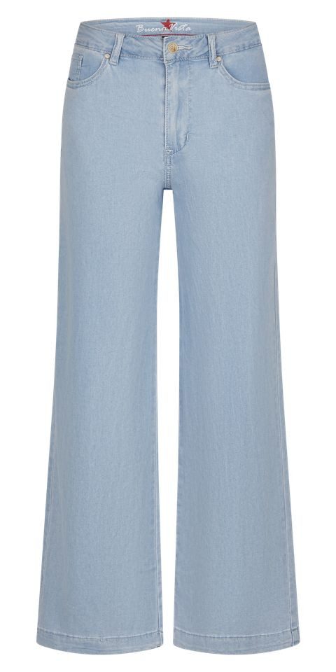 Stoffhose - Damen Wide Leg Jeans