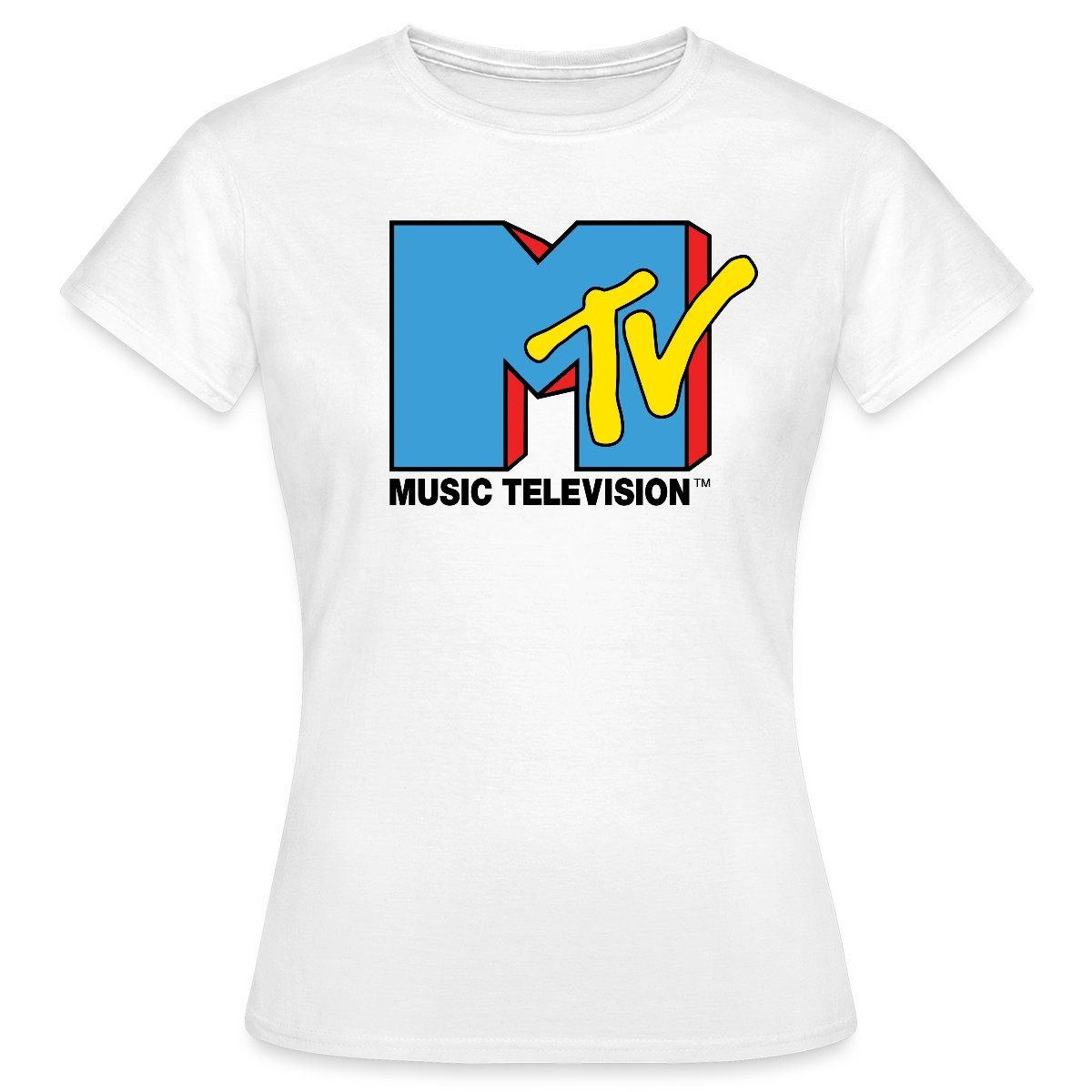 Spreadshirt T-Shirt MTV Music Television Klassiches Logo Frauen T-Shirt (1- günstig online kaufen