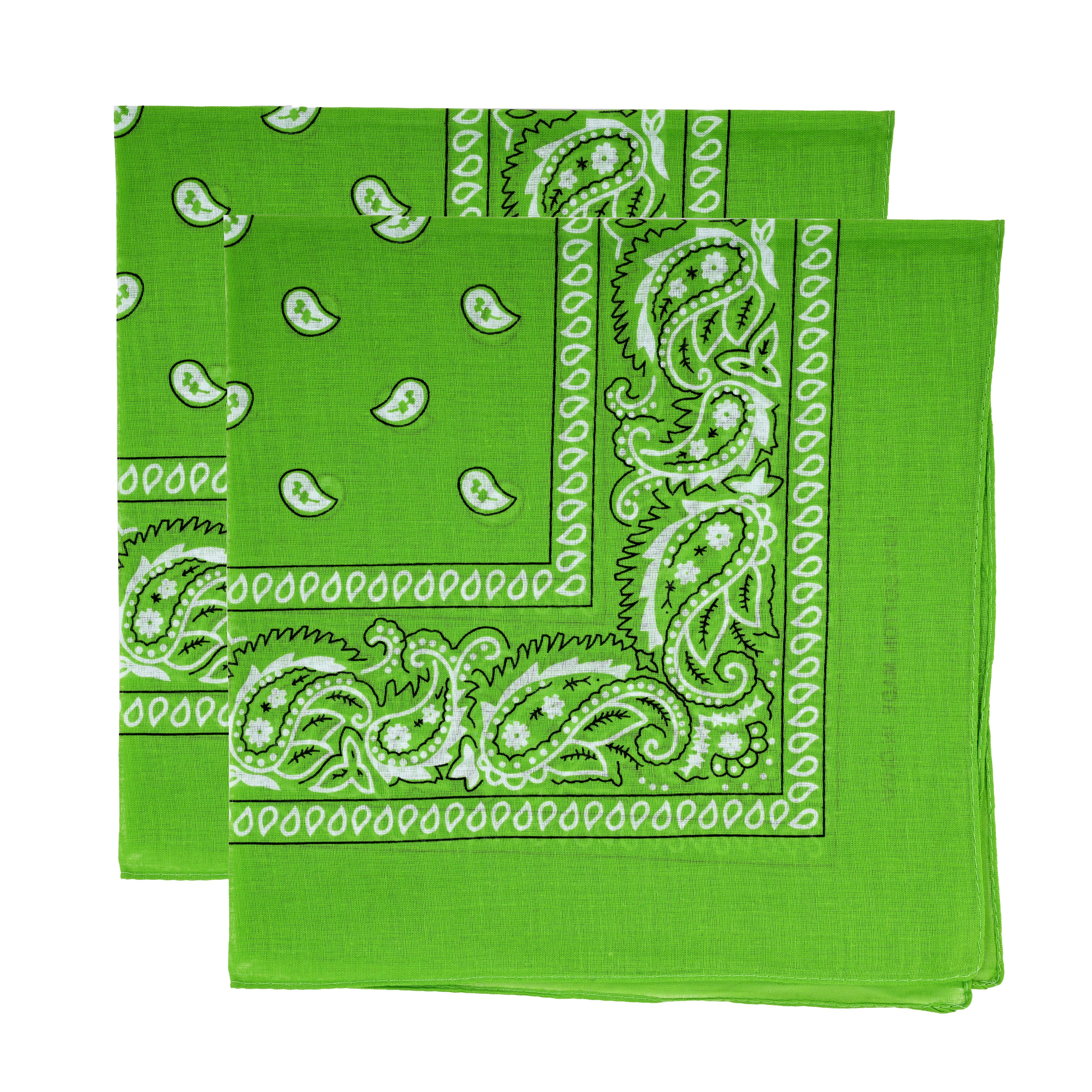 Modescout Stadler Bandana 2er-Pack Bandanas – Vielseitig, stylisch und hochwertig, (Spar-Set, 2er Pack), 100 % Baumwolle