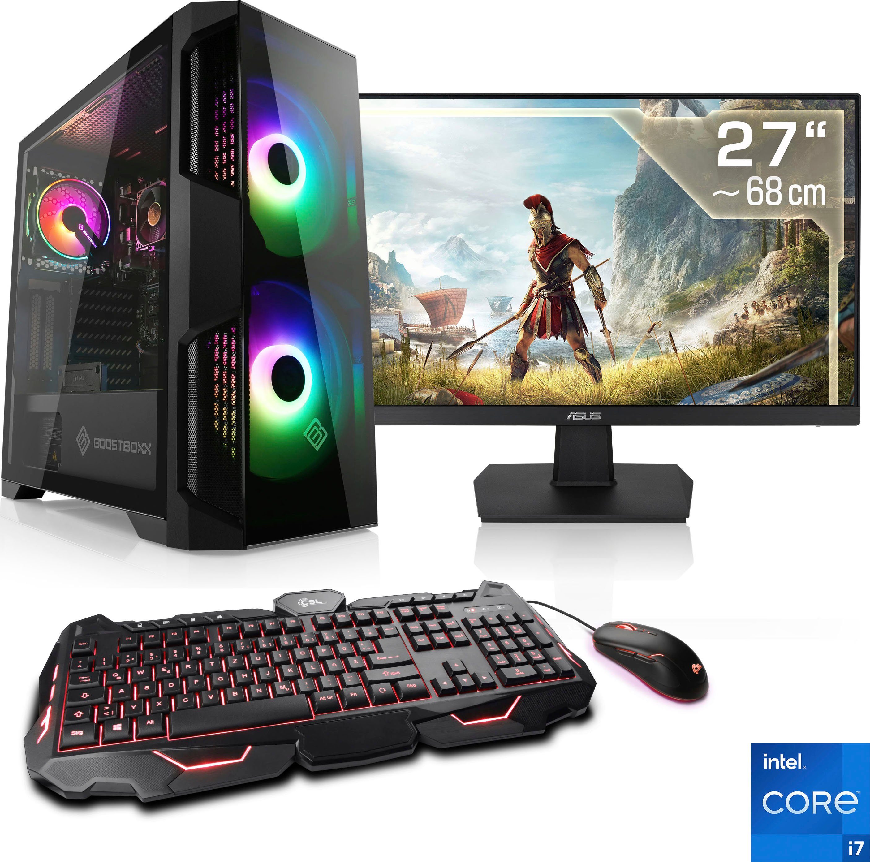 CSL Speed V7341 Gaming-PC-Komplettsystem (27", Intel® Core i7 12700, 32 GB RAM, 2000 GB SSD)