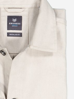 ENGBERS GERMANY Langarmhemd Langarm-Hemd mit Leinenanteil