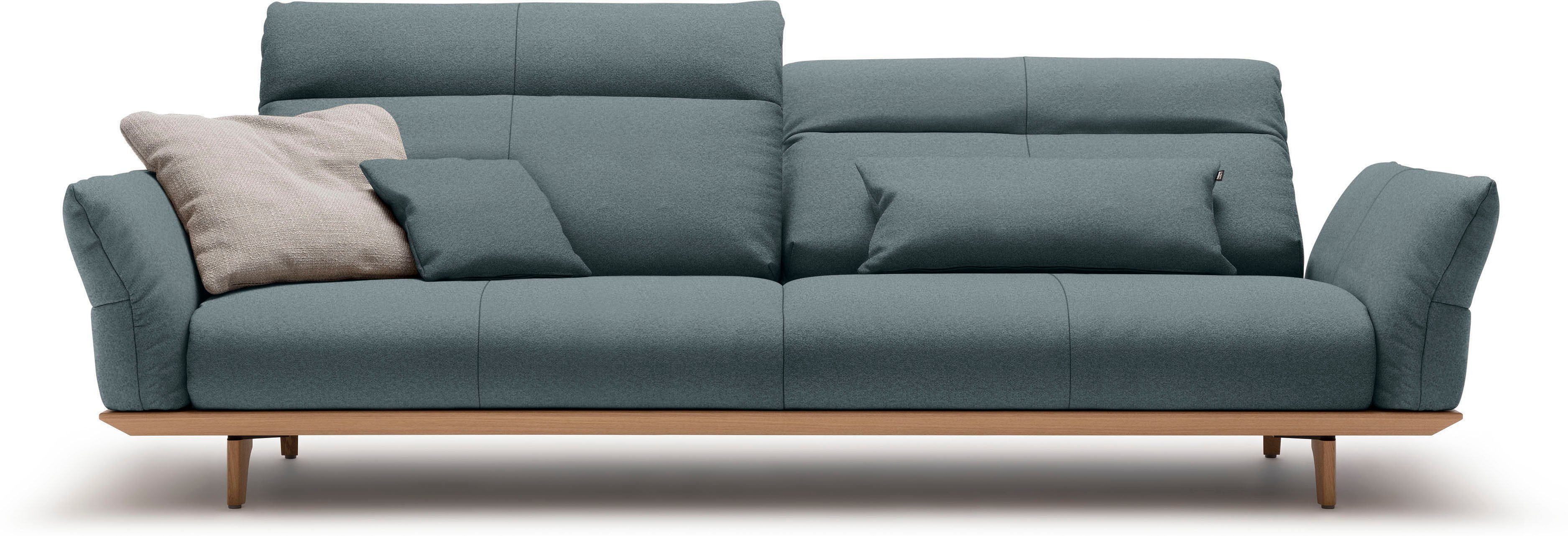 in sofa natur, Eiche, Sockel cm 4-Sitzer Breite hs.460, Füße Eiche hülsta 248